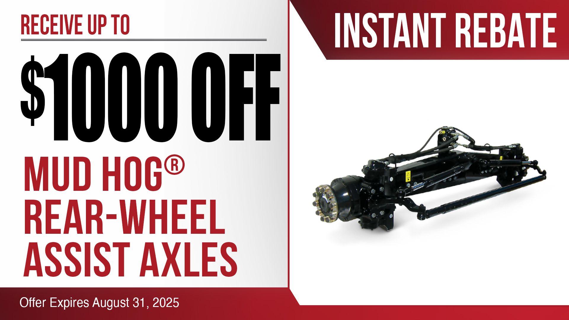 Mud Hog Rear-Wheel Assist Axles