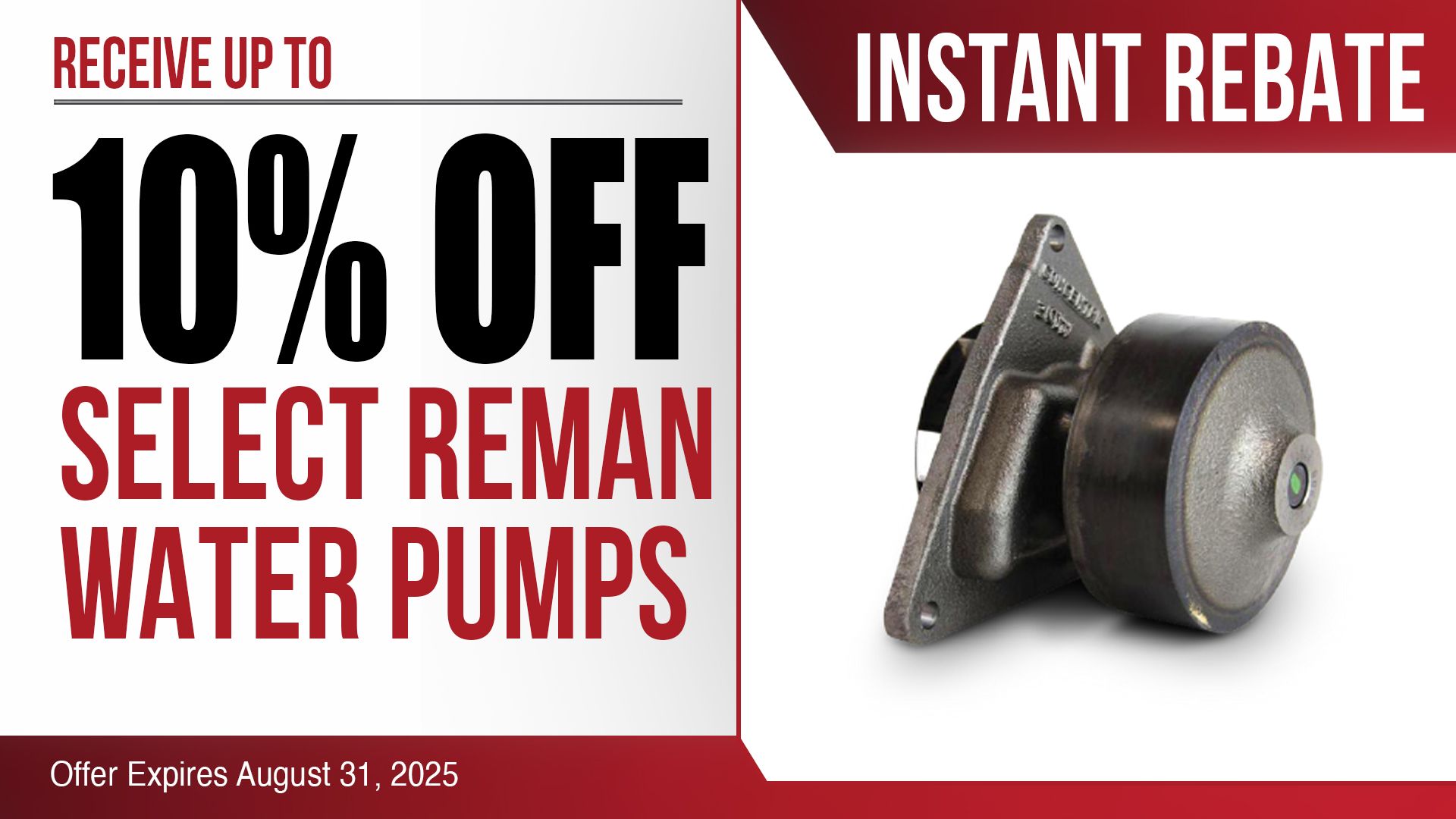 Select Reman Water Pumps